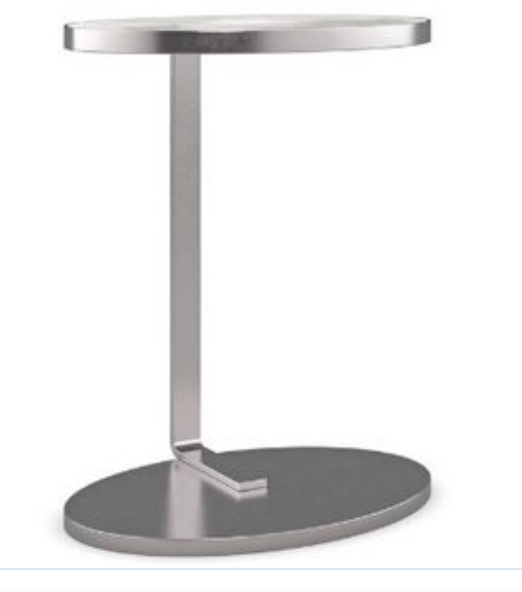 High Tide Side Table - Silver