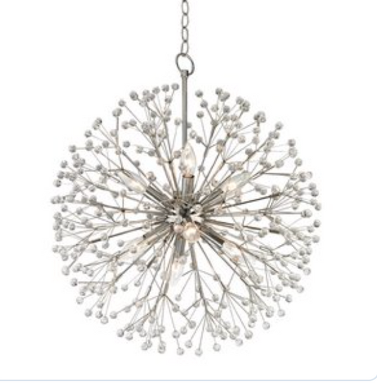 Dunkirk Chandelier - Silver