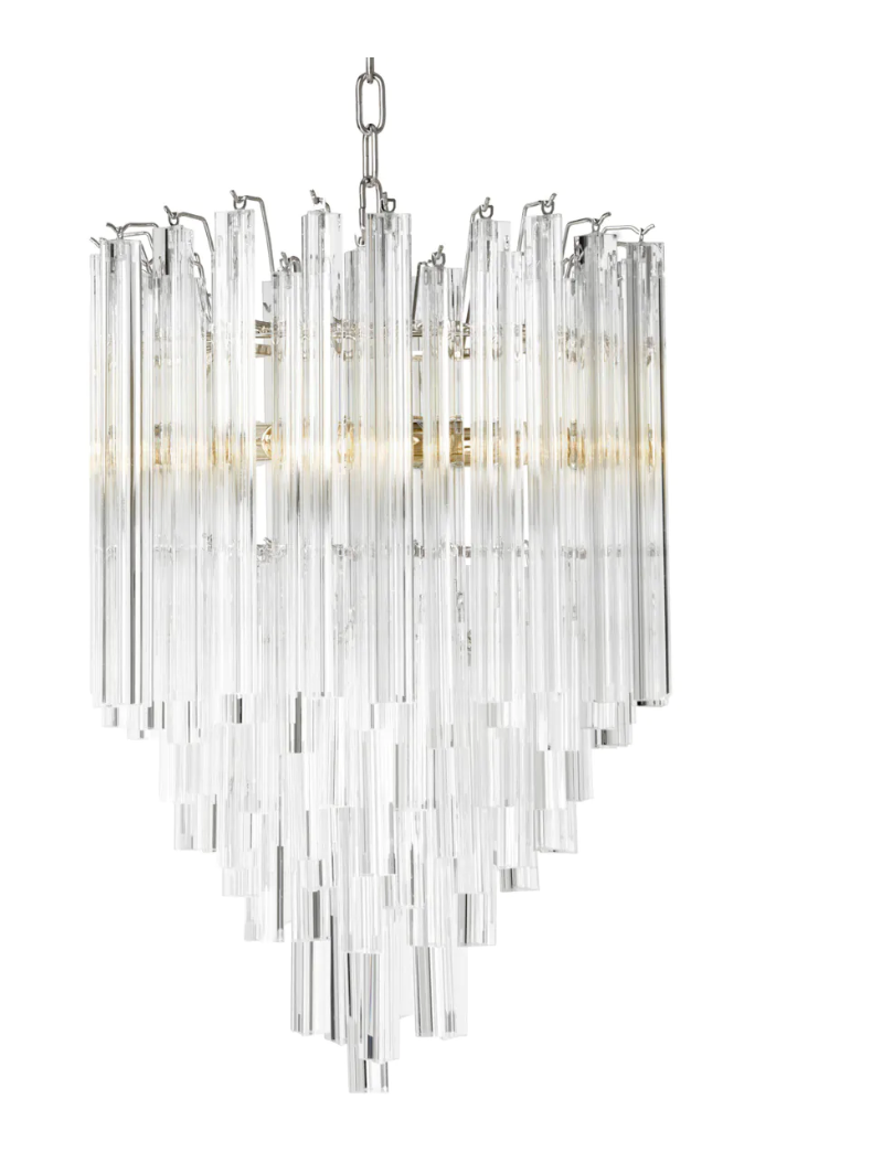 Salerno Chandelier - Silver