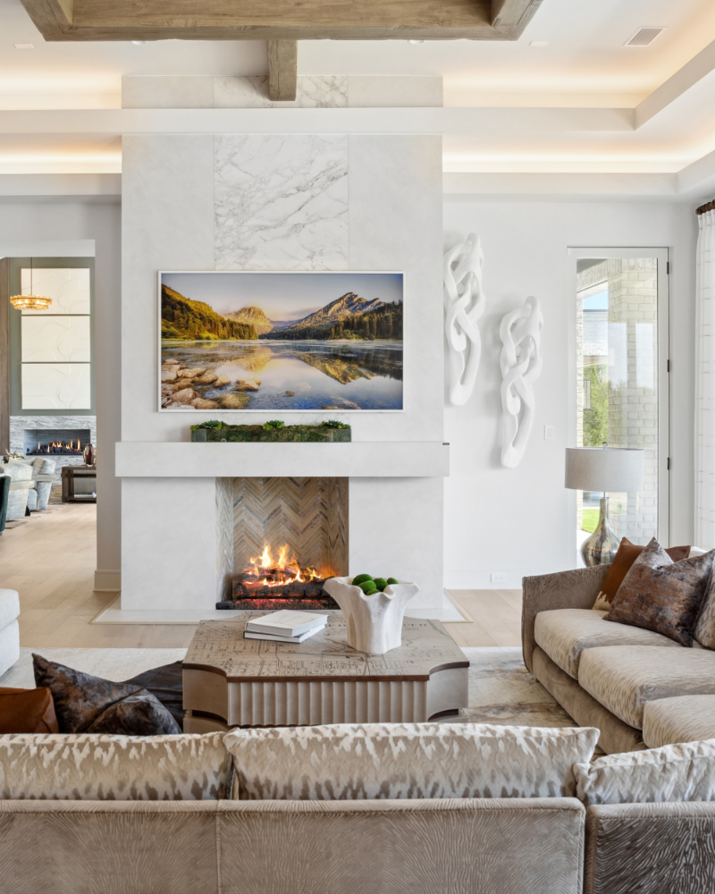 Cast Dancing Wall Sculpture - White