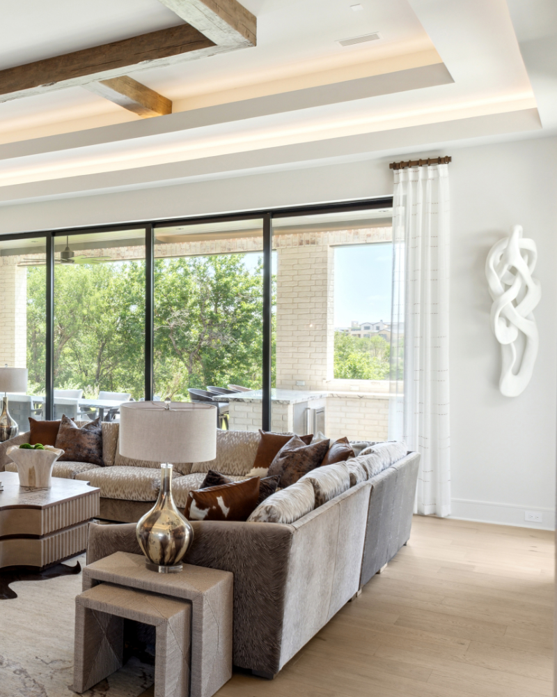 Cast Dancing Wall Sculpture - White