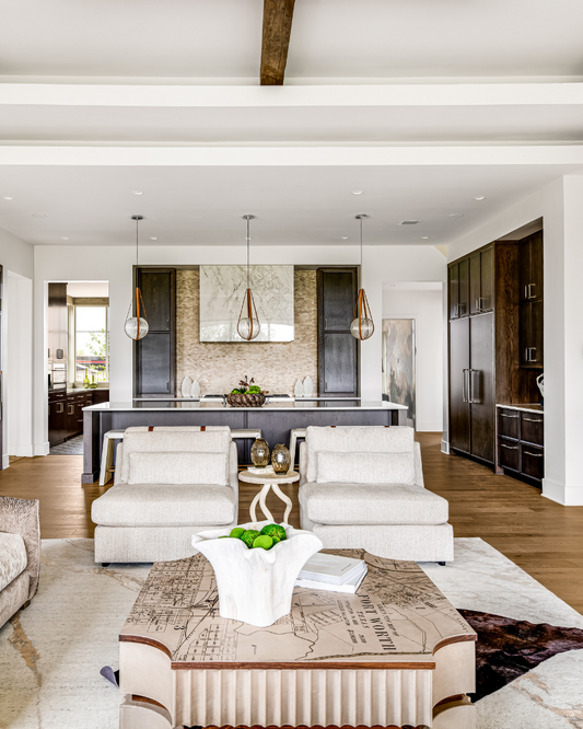 Fort Worth Coffee Table - Map - Custom Drawn