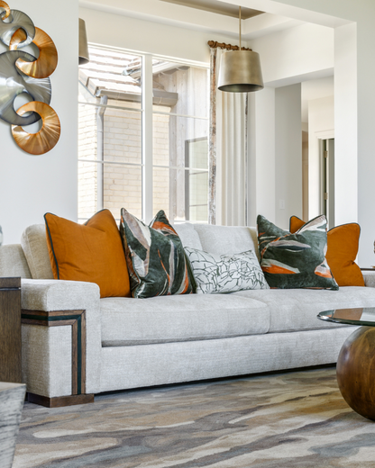 Custom Sofa - Beige/Brown