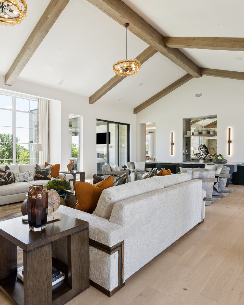 Custom Sofa - Beige/Brown