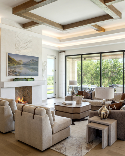 Fort Worth Coffee Table - Map - Custom Drawn