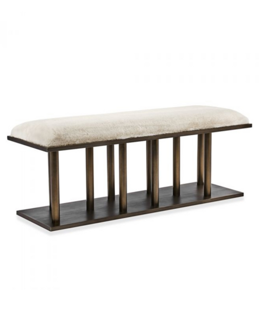 Celeste Bench - Ivory