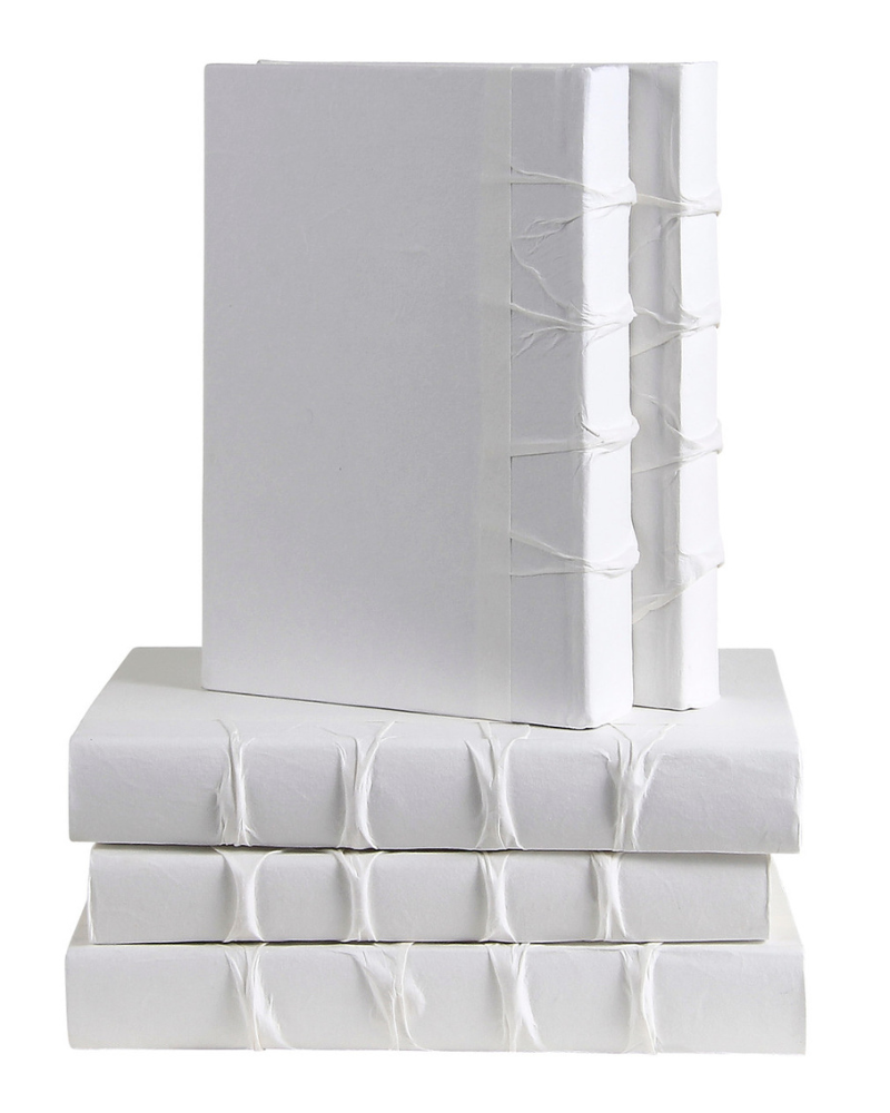 Decorative Book - White Parchment