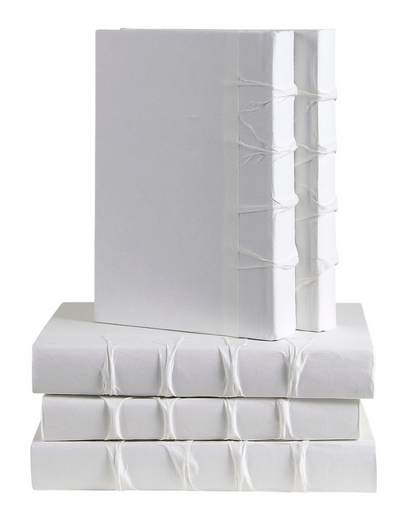 Decorative Book - White Parchment