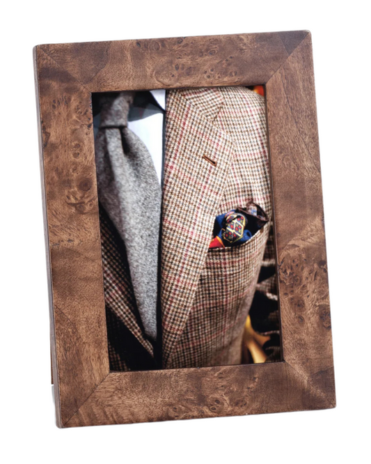 Burl Wood Frame - Brown