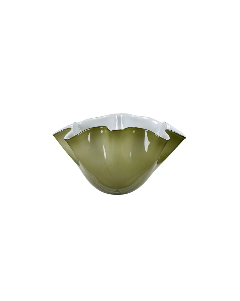 Wavy Coralie Bowl - Green