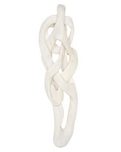 Cast Dancing Wall Sculpture - White