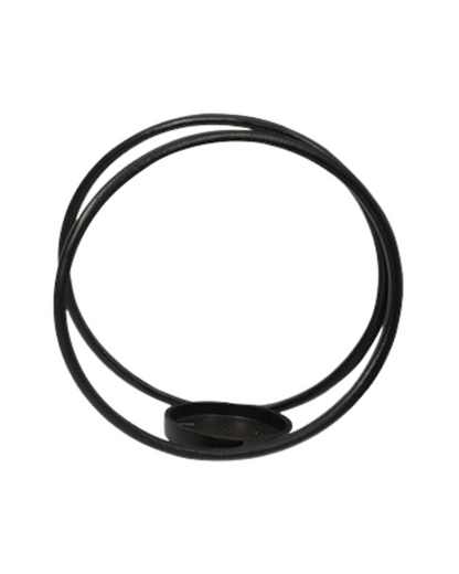 Spherical Candle Holder – Black Iron