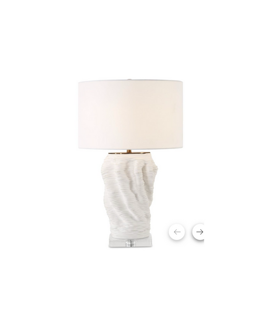 Stratified Table Lamp - White