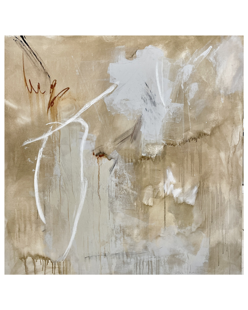 "Sand and Stone" Painting by Jill Malouf