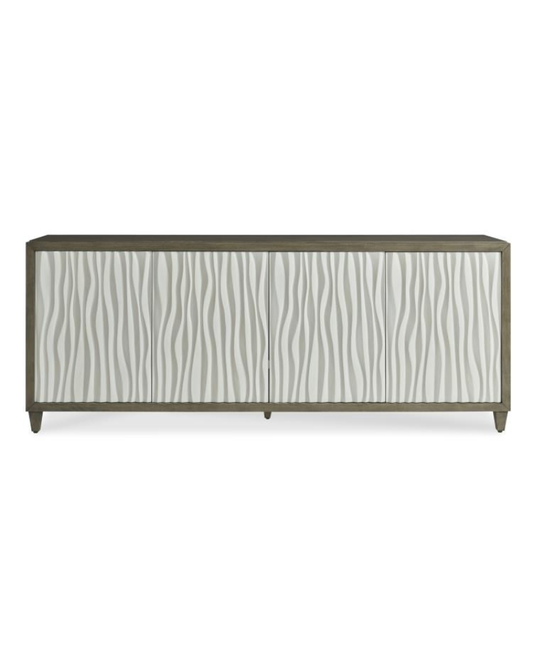 Wavefront Media Credenza – Greige