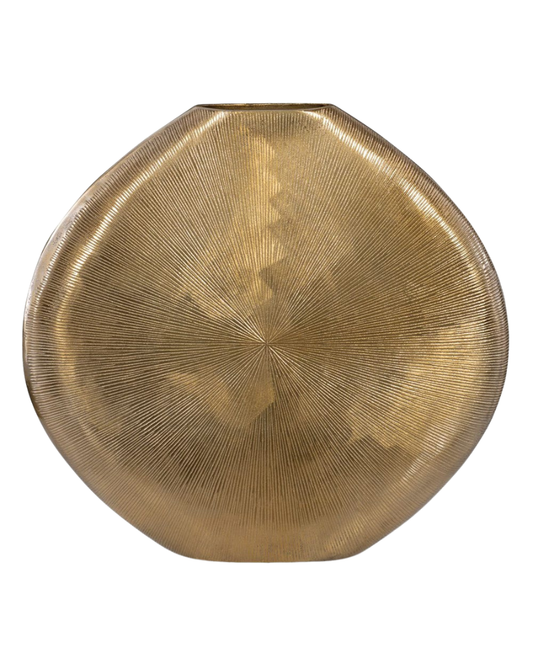 Flat Vase - Textured