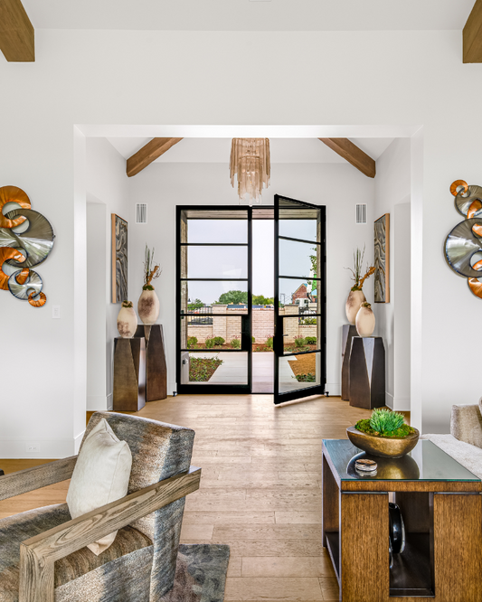 Custom Floral - Gold Container