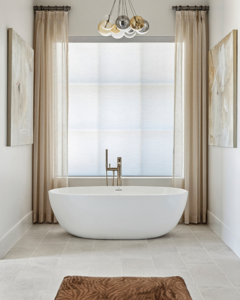 Custom Cognac Velvet Ottoman