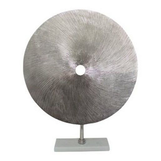 Silver Disc Sculpture - Large