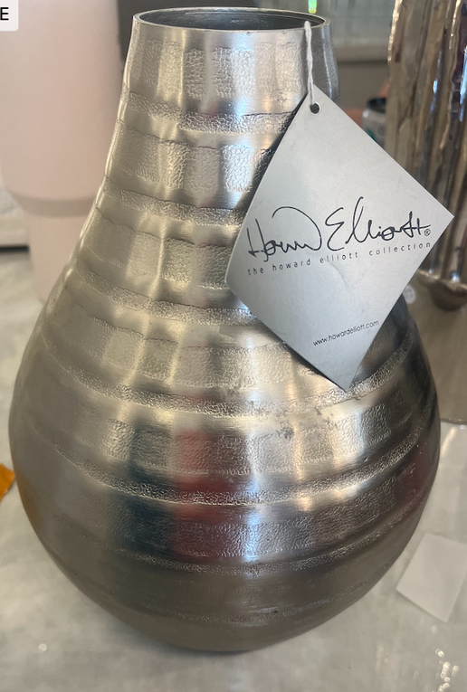 Silver Bell- Shaped Vase